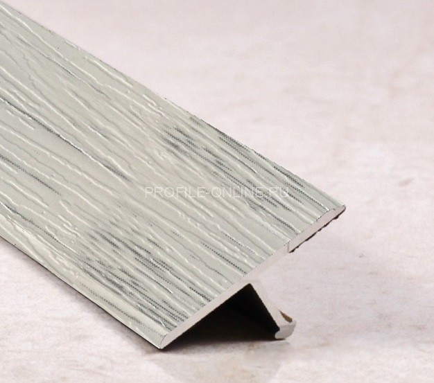 Т-профиль алюминиевый ламинированный 40 мм ПТ-40 201 Северная берёза 2,7 м