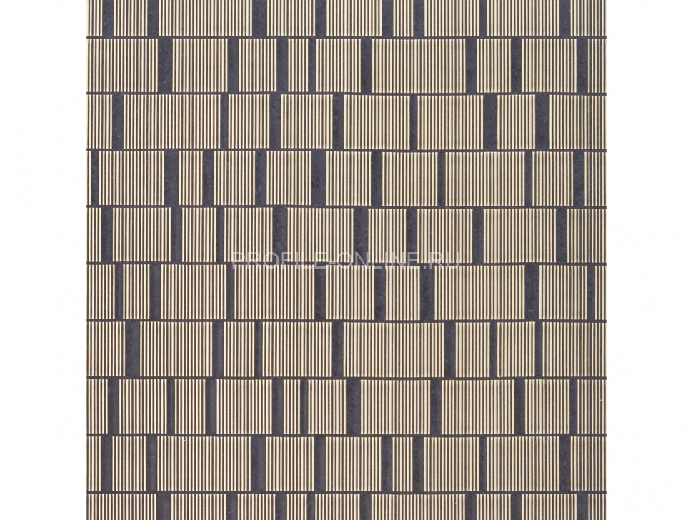 Отделочная стеновая декоративная панель с геометрическим узором HiWood Maximum DM626 BK8 композит 600мм х 4мм х 3м