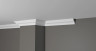 Декоративный плинтус для потолка 41х40 мм Decor-Dizayn DD28 полистирол белый, под покраску 2 м