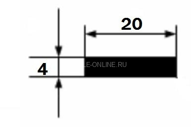 Полоса алюминиевая 20х4 мм 3 м