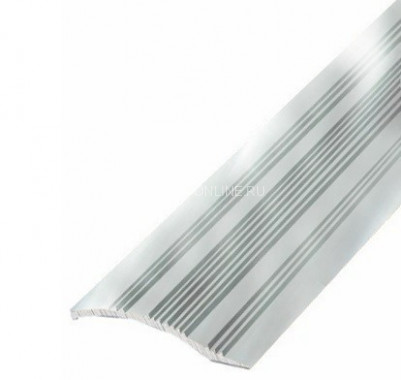 Алюминиевый порог с рифлением 39 мм С4 без покрытия 2,7 м (упаковка 10 штук)