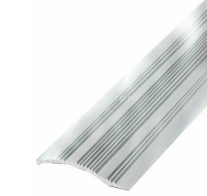 Алюминиевый порог с рифлением 39 мм С4 без покрытия 2,7 м (упаковка 10 штук)