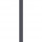 Правая планка-рейка для стеновой реечной панели VOX LINERIO M-LINE антрацит 2650х26х12 мм
