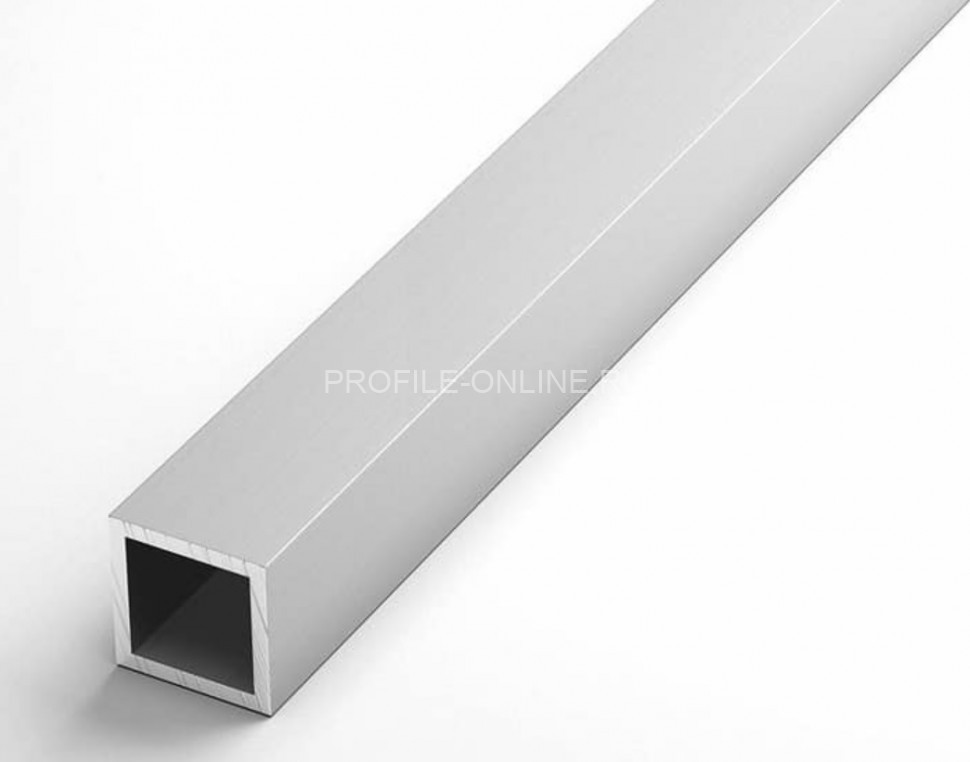 Бокс алюминиевый 8х8х1 мм серебро 3 м