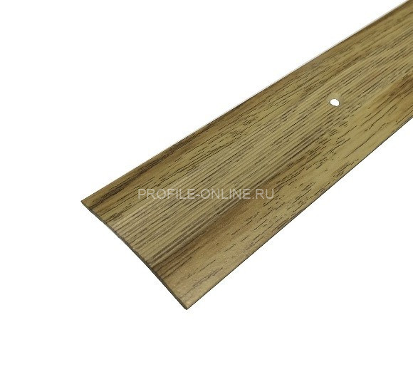 Одноуровневый порог алюминиевый с рифлением 39 мм А5 КД Дуб золотой 2,7 м (упаковка 10 штук)