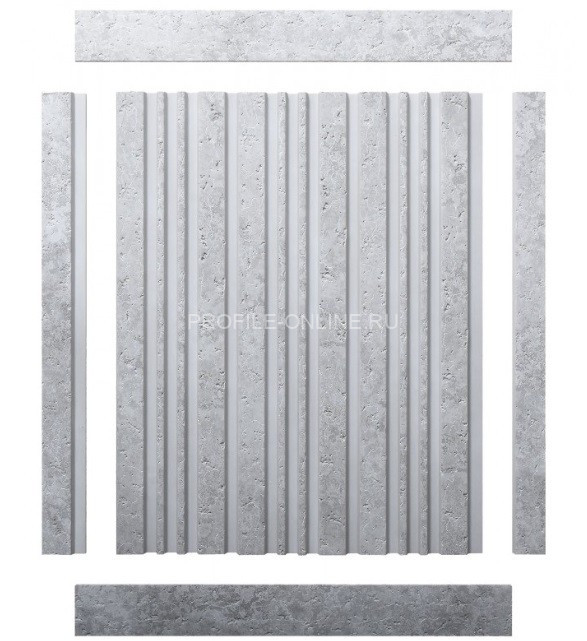 Финишный молдинг для стеновых панелей 12х42 мм Hiwood LF124A W50 декорированный 270 см