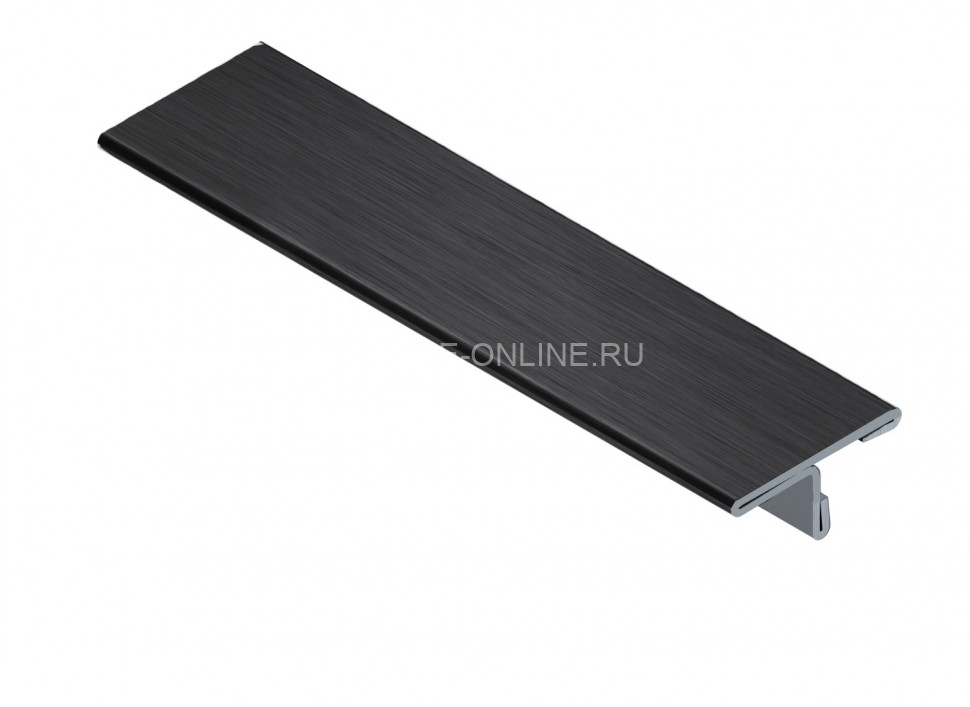 Т-образный профиль из нержавеющей стали 14 мм NEEXY PVS90-22 BBL-L антрацит браш 2.7 м