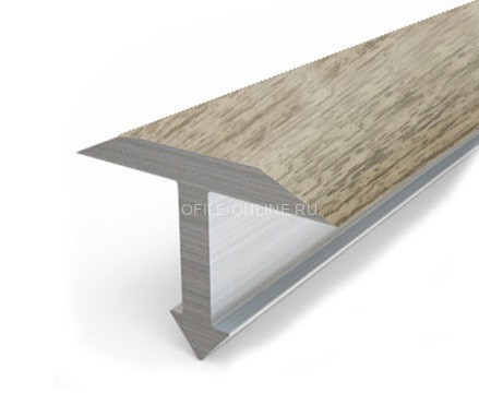 Алюминиевый Т-профиль 26 мм Т-26 КД Дуб венеция 2,7 м (упаковка 10 штук)