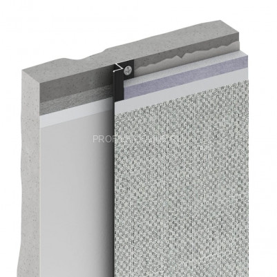 Теневой плинтус скрытого монтажа алюминиевый Decaro D002.2A Black черный с возможностью LED подсветки 2 м