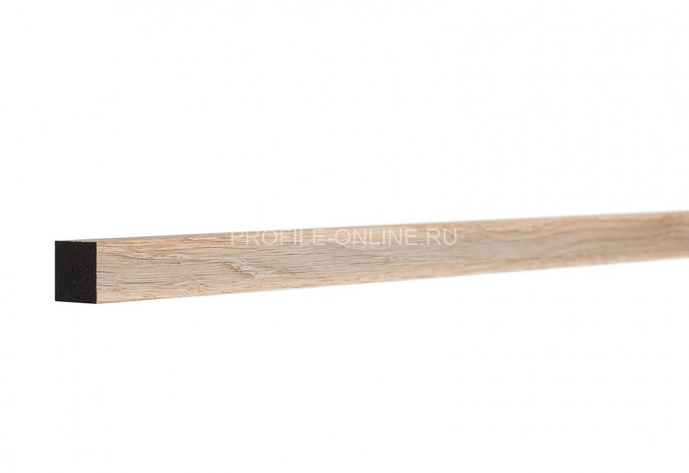 Декоративный молдинг 20х20 мм Decor-Dizayn 622-90SH полистирол под дерево 3 м