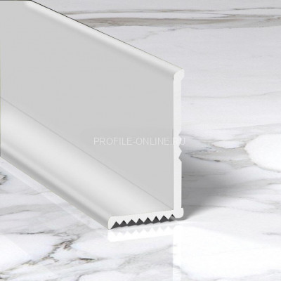 Уголок 8х15 мм из алюминия внутренний ПВ-205 серебро матовое 2.7 м