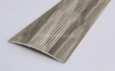 Одноуровневый порог алюминиевый с рифлением 39 мм А5 КД Дуб пепельный 2,7 м (упаковка 10 штук)