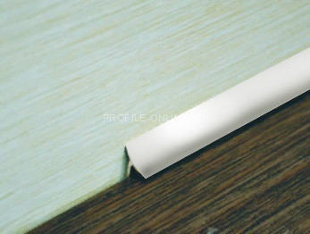 Внутренний угол для плитки алюминиевый закладной 9 мм РВ9 без отделки 2,7 м (упаковка 10 штук)