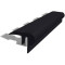 Закладной угловой профиль противоскользящий с резиновой вставкой Fm-14мм черный 2,7 м