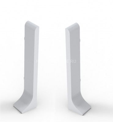 Заглушки для напольного плинтуса 40 мм Диал ПЛ-40з 0032 без покрытия (кмп левая+правая)