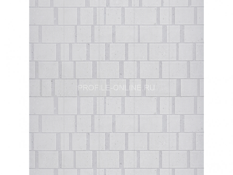 Отделочная стеновая декоративная панель с геометрическим узором HiWood Maximum DM626 GR35 композит 600мм х 4мм х 3м