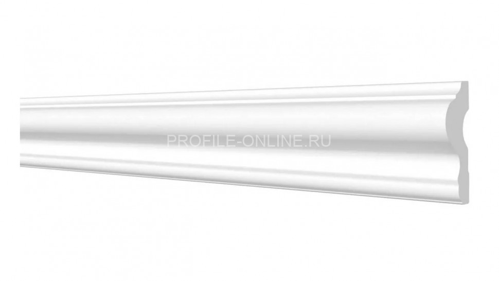 Декоративный молдинг 60х25 мм Decor-Dizayn DD302 полистирол белый, под покраску 2 м