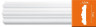 Молдинг гладкий DECOMASTER 97615F гибкий Flexible (50x12x2400) из полиуретана, белый под покраску