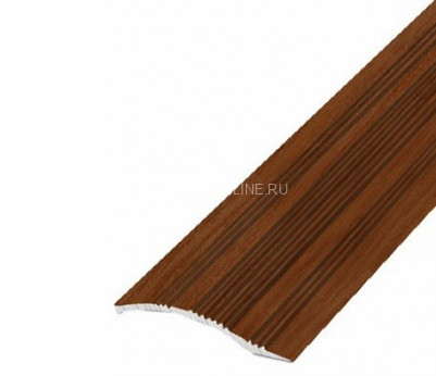 Алюминиевый порог с рифлением 39 мм С4 КД Вишня 2,7 м (упаковка 10 штук)