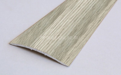 Одноуровневый порог алюминиевый с рифлением 39 мм А5 КД Дуб северный 2,7 м (упаковка 10 штук)