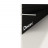 Теневой плинтус алюминиевый Decaro D004.1A Black черный 2 м