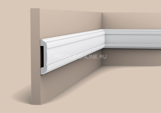 Декоративный молдинг Orac Decor Duropolymer PX102 белый из полистирола 79х16 мм 200 см