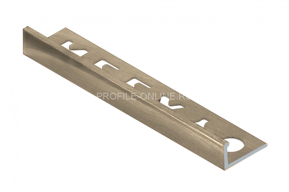 L-образный профиль алюминиевый 12.5 мм NEEXY PV03-08 MCP шампань матовая 2.7 м