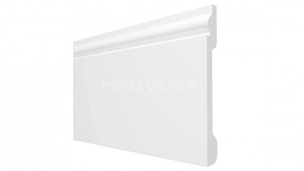 Напольный плинтус 138х20 мм Decor-Dizayn DD31 полистирол белый, под покраску 2 м