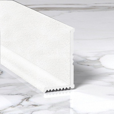 Уголок 12х20 мм из алюминия внутренний ПВ-206 белый муар 2.7 м