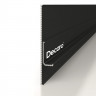 Теневой плинтус алюминиевый Decaro D004.2 Regulated (D004.2A Black+F1A Black) черный с регулиремым зазором 0-55 мм 2 м