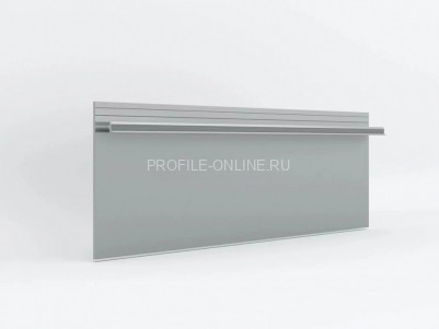 Усиленный плинтус скрытого монтажа 13х100 мм Laconistiq Strong без покрытия 300 см