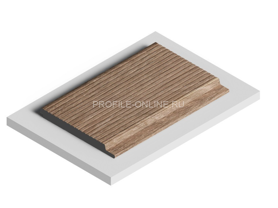 Стеновая панель 3D HiWood LV127L BR416 под дерево из фитополимера 12х120 мм 2,7 м