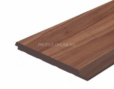 Отделочная стеновая декоративная панель с 3D эффектом Hiwood LV127 BR396 под дерево 120х12 мм из фитополимера 2,7 м