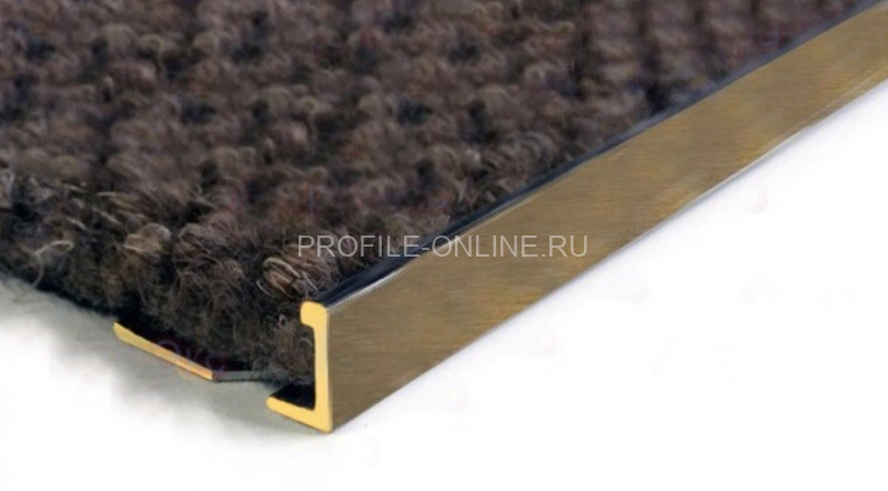 Латунный L-профиль гибкий TRD 100 OA 10 антик 2,7м