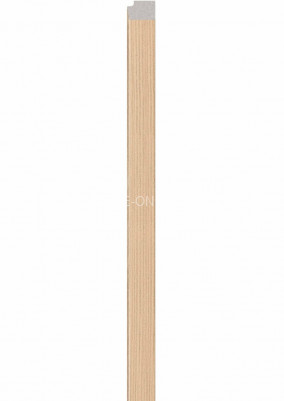 Правая планка-рейка для стеновой реечной панели VOX LINERIO L-LINE дерево 2650х32х21 мм