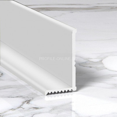 Уголок 12х20 мм из алюминия внутренний ПВ-206 серебро глянец 2.7 м