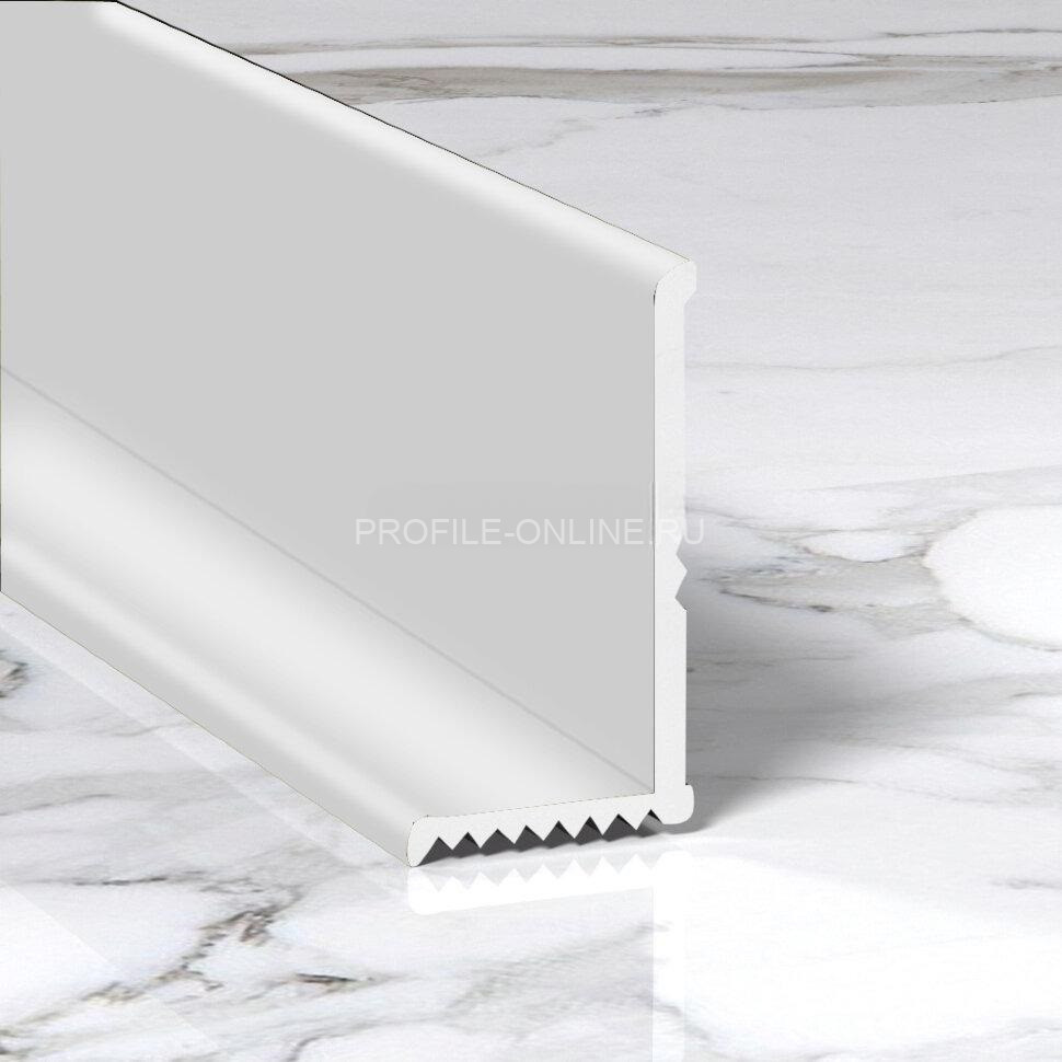 Уголок 12х20 мм из алюминия внутренний ПВ-206 серебро глянец 2.7 м