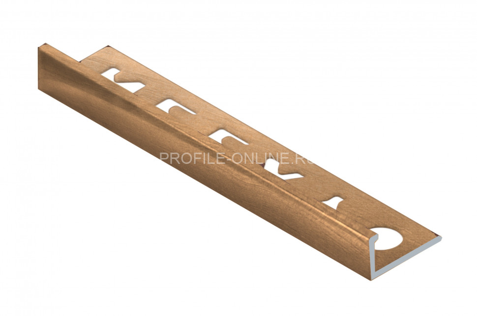 Алюминиевый L-профиль 12.5 мм NEEXY PV03-05-BG золото блестящее 2.7м