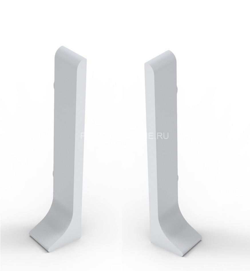 Заглушки для напольного плинтуса 60 мм Диал ПЛ-60з 0033 без покрытия (кмп левая+правая)