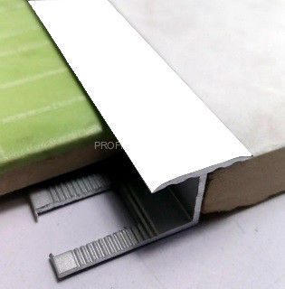 Алюминиевый Z-образный профиль гибкий ПЗ-10 белый 2,7 м