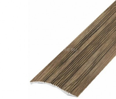 Алюминиевый порог с рифлением 39 мм С4 КД Дуб венский 2,7 м (упаковка 10 штук)