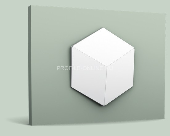 Стеновая декоративная панель 3D Orac Decor W105 белая из полиуретана 346х300 мм