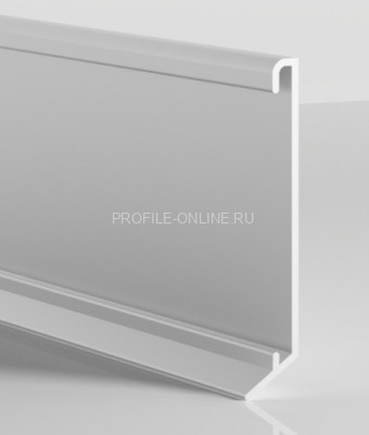 Плинтус для ковролина алюминиевый 60 мм ПО-194 без покрытия 2,7 м