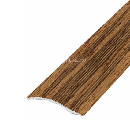 Алюминиевый порог с рифлением 39 мм С4 КД Дуб деревенский 2,7 м (упаковка 10 штук)