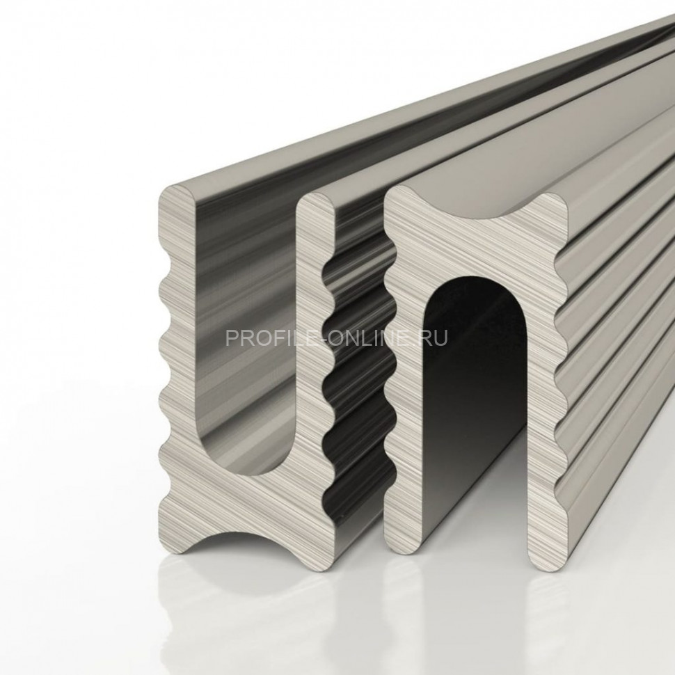 Теневая рейка алюминиевая Decaro D009A Titanium титан для стен и потолка 3 м