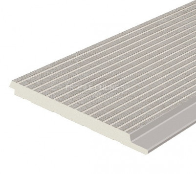 Отделочная стеновая декоративная панель с 3D эффектом Hiwood LV127L S339S декорированная 120х12 мм из фитополимера 2,7 м