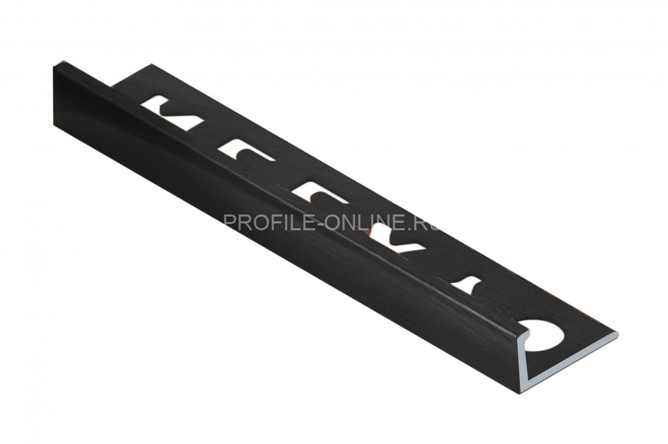 Алюминиевый L-профиль 12.5 мм NEEXY PV03-19-BBL черный блестящий 2.7м