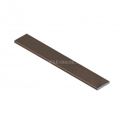 Полоса 20 мм из алюминия NEEXY PV89-10-MB коричневая матовая 2.7м