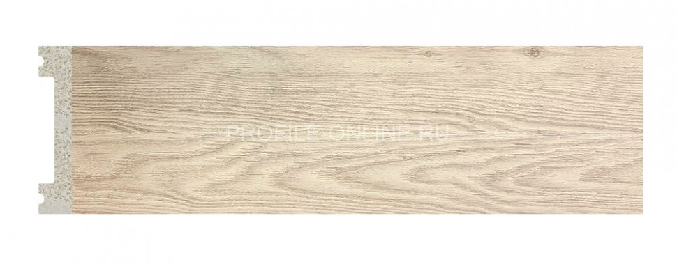 Напольный плинтус DECOMASTER D157-82 ДМ (66x13x2900) Дуб светлый, ударопрочный полимер