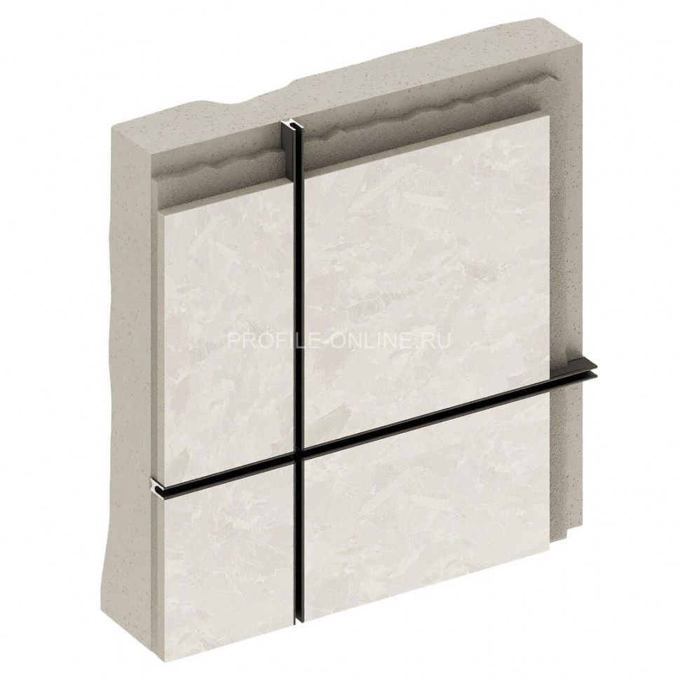 Теневая рейка алюминиевая Decaro D009A Brass цвет латунный для стен и потолка 3 м